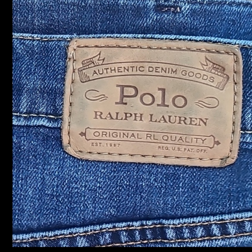 Polo Ralph Lauren Parkside Active Taper Stretch Jeans size‎ 44/32 zip fly